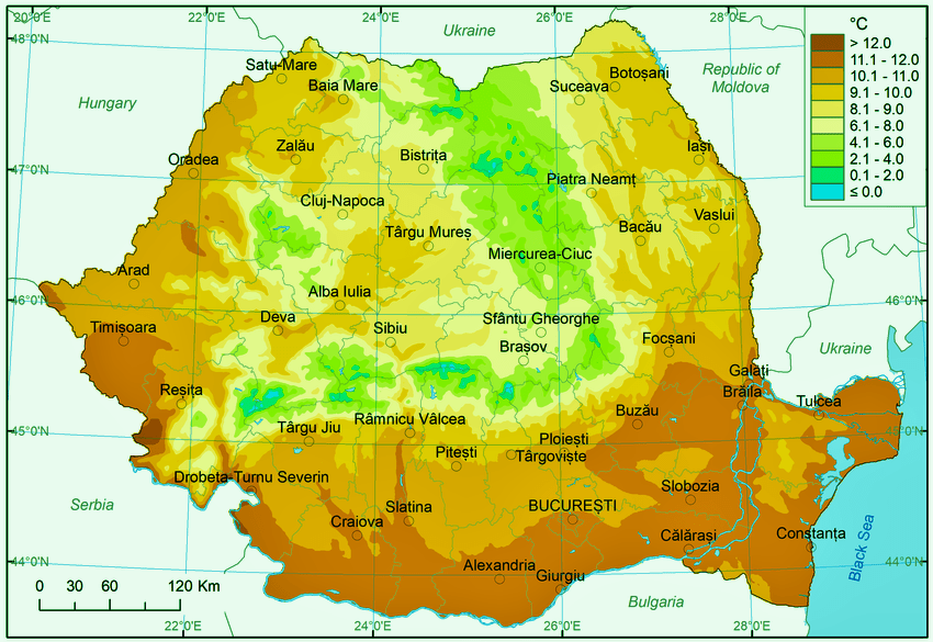 Schimbări Climatice în 2024 – temperatura in România