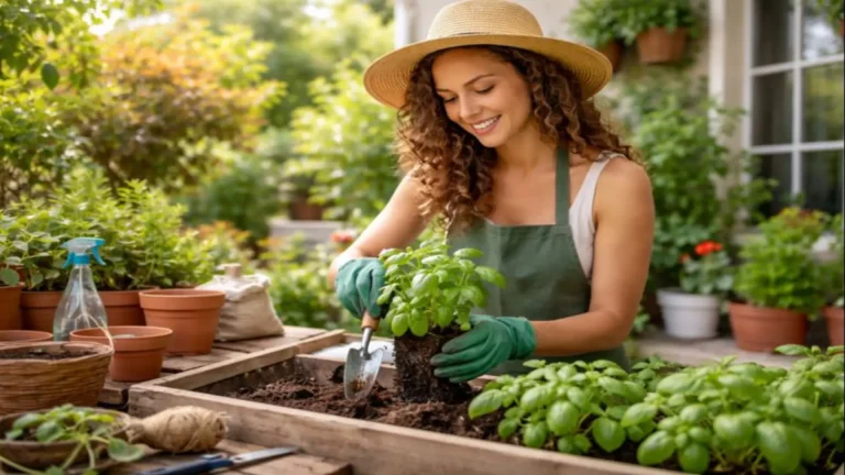 grădină de busuioc