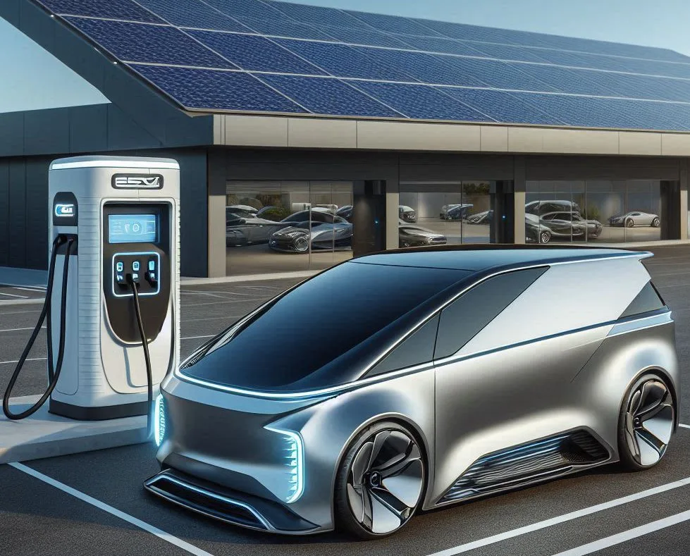 Sharp EV concept van