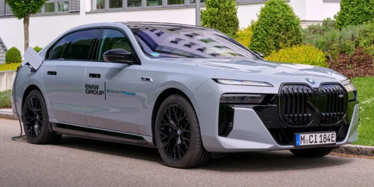BMW Group and Solid Power BMW i7 test vehicle